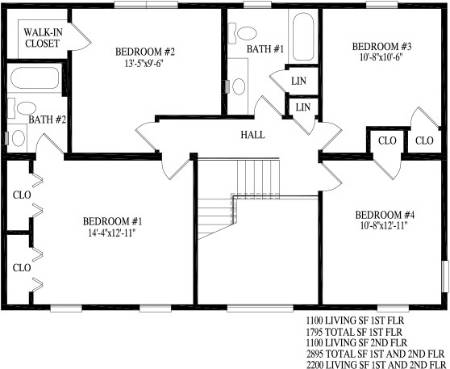 Helena Modular Home Floor Plan Second Floor